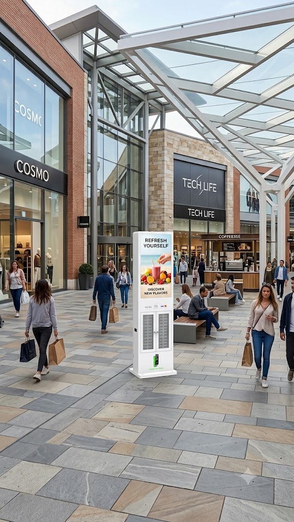 Vybe Station in centro commerciale outdoor
