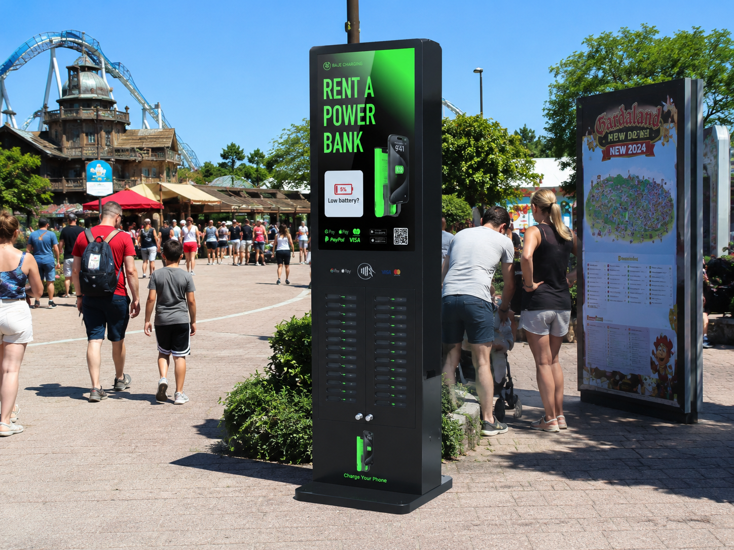 Vybe Station a Gardaland, area outdoor